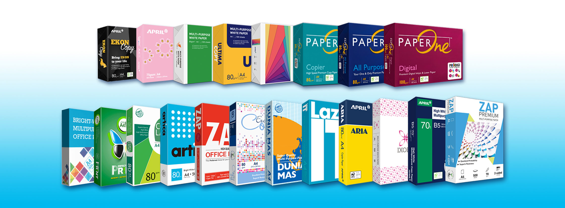500 A4 sheets of Sainsburys basics white printer paper Stock Photo